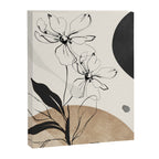 Abstract Art Minimal Flowers 3 Canvas Print Gallery Image 6