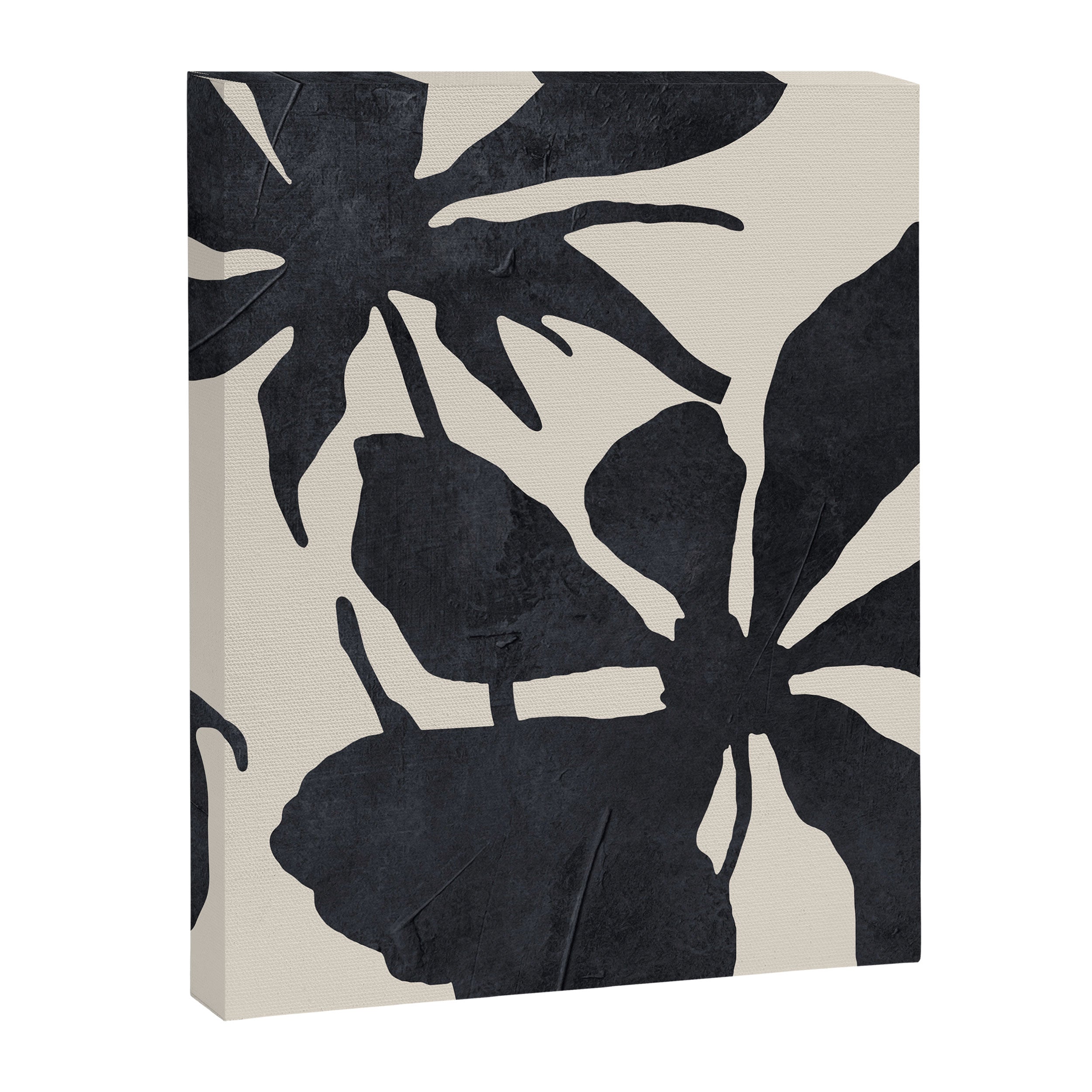 Abstract Art Minimal Flowers 3 Canvas Print Gallery Image 6