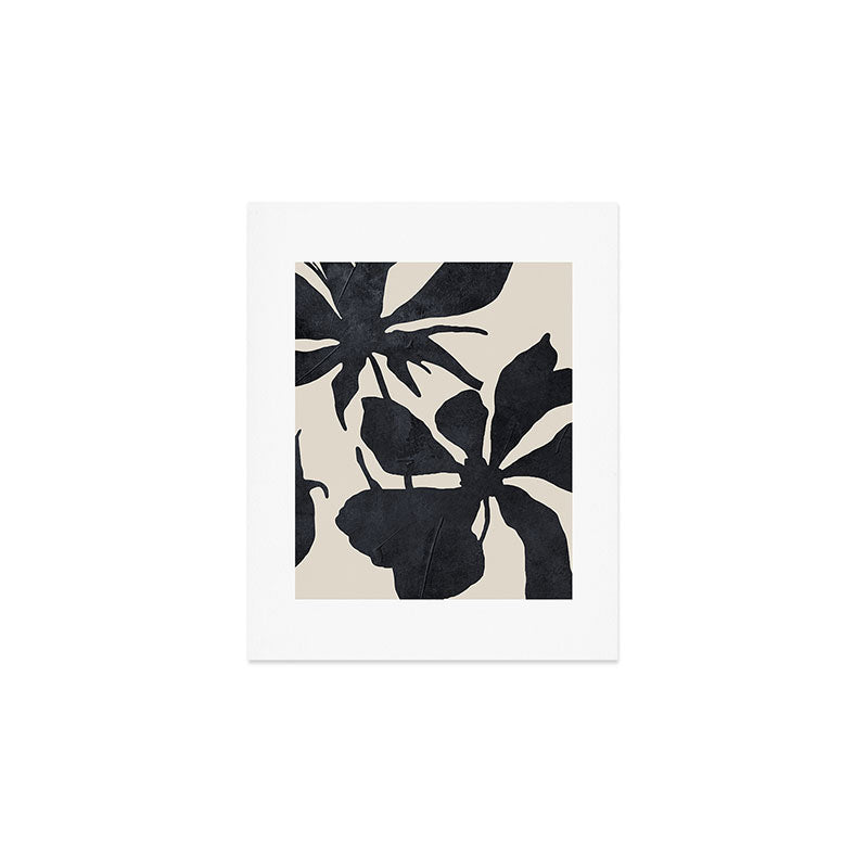 Abstract Art Minimal Flowers 3 Art Print Gallery Image 1