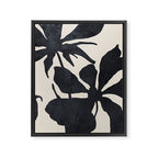 Abstract Art Minimal Flowers 3 Framed Canvas Print Gallery Image 6
