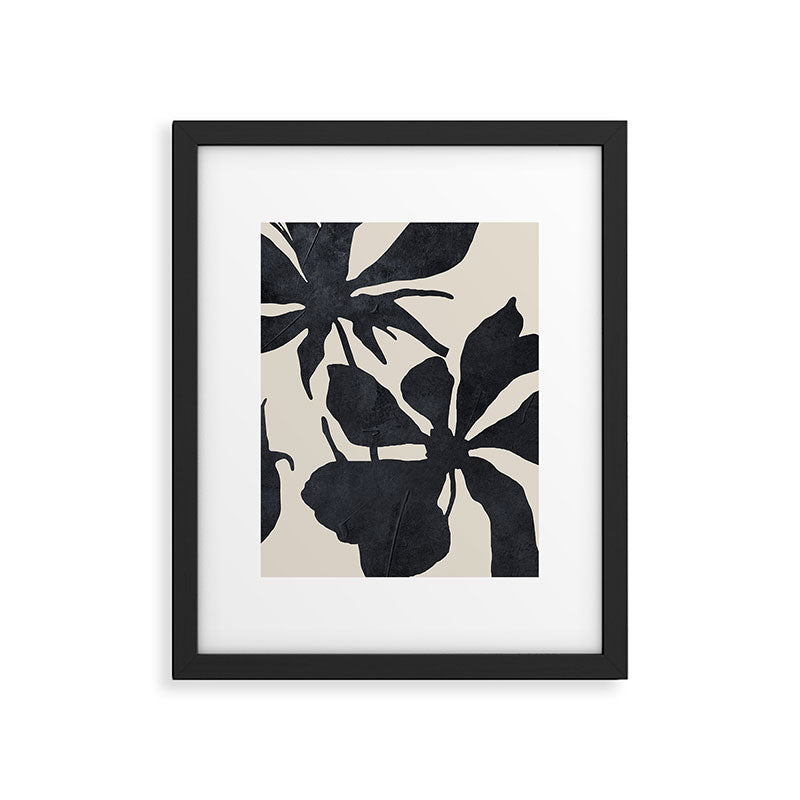 Abstract Art Minimal Flowers 3 Framed Art Print Gallery Image 4