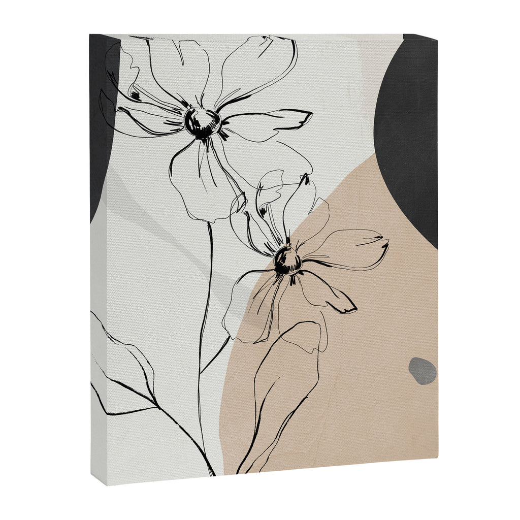 Abstract Art /Minimal Flowers Canvas Print Gallery Image 6