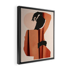 Abstract Art /Minimal Girl  5 Framed Canvas Print Gallery Image 2