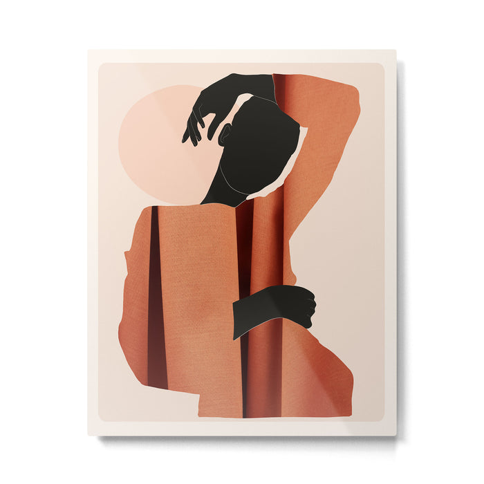 Abstract Art /Minimal Girl  5 Metal Print Gallery Image 1