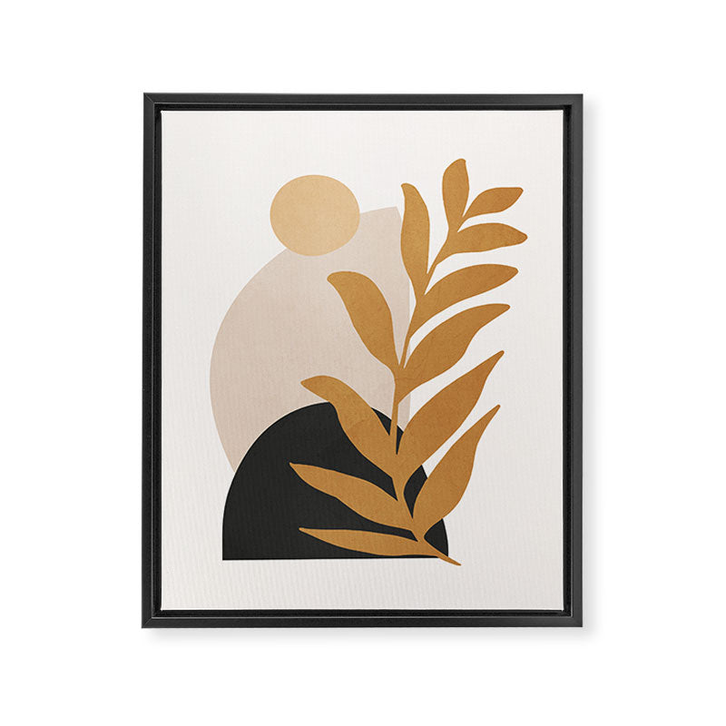 Abstract Art /Minimal Plant 11 Framed Canvas Print Gallery Image 6