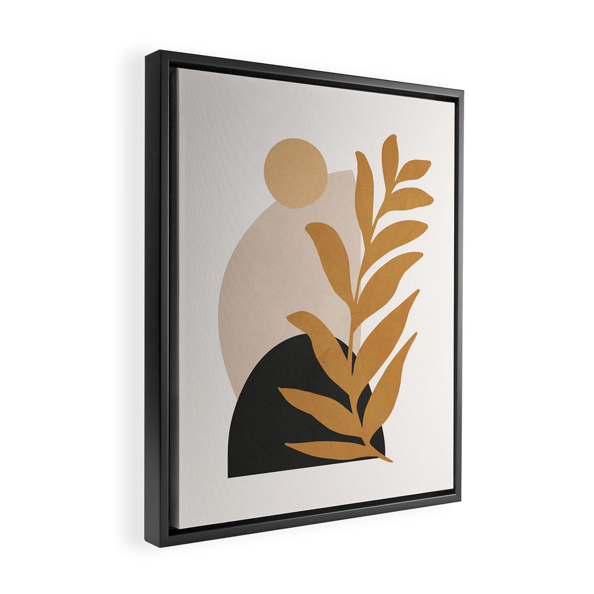 Abstract Art /Minimal Plant 11 Framed Canvas Print Gallery Image 2
