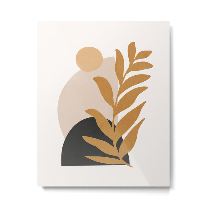 Abstract Art /Minimal Plant 11 Metal Print Gallery Image 1