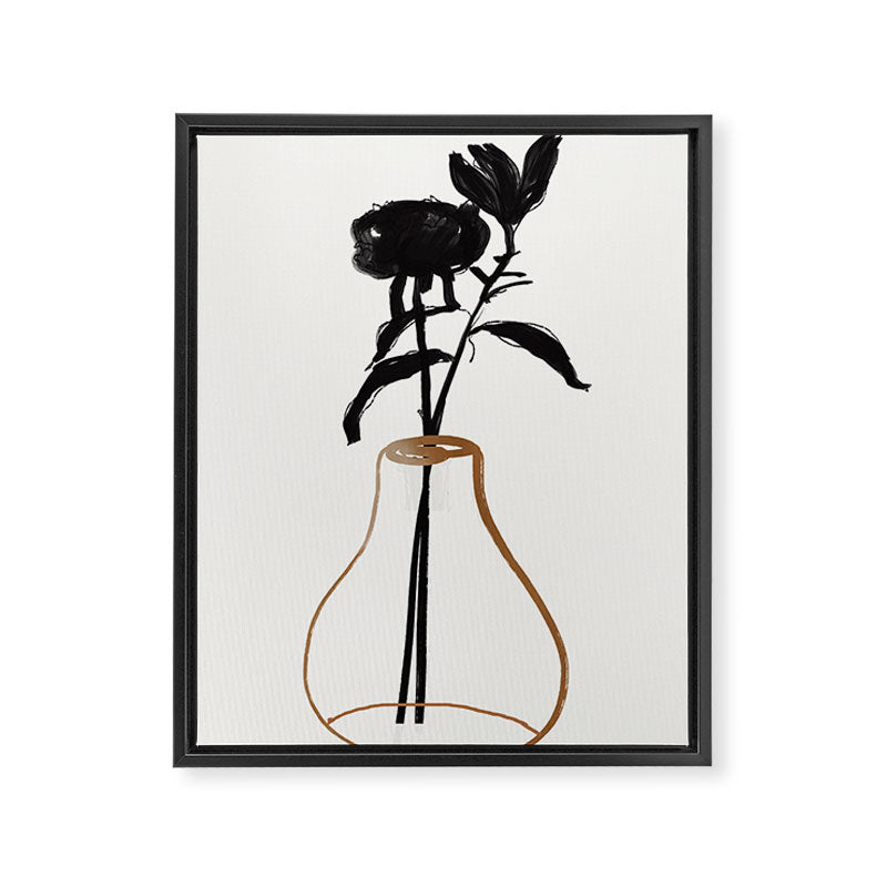 Abstract Art /Minimal Plant 111 Framed Canvas Print Gallery Image 6