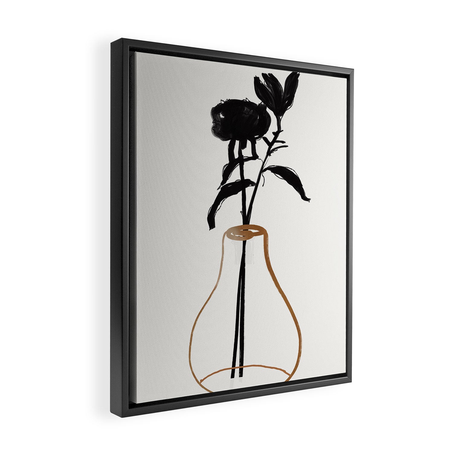 Abstract Art /Minimal Plant 111 Framed Canvas Print Gallery Image 2