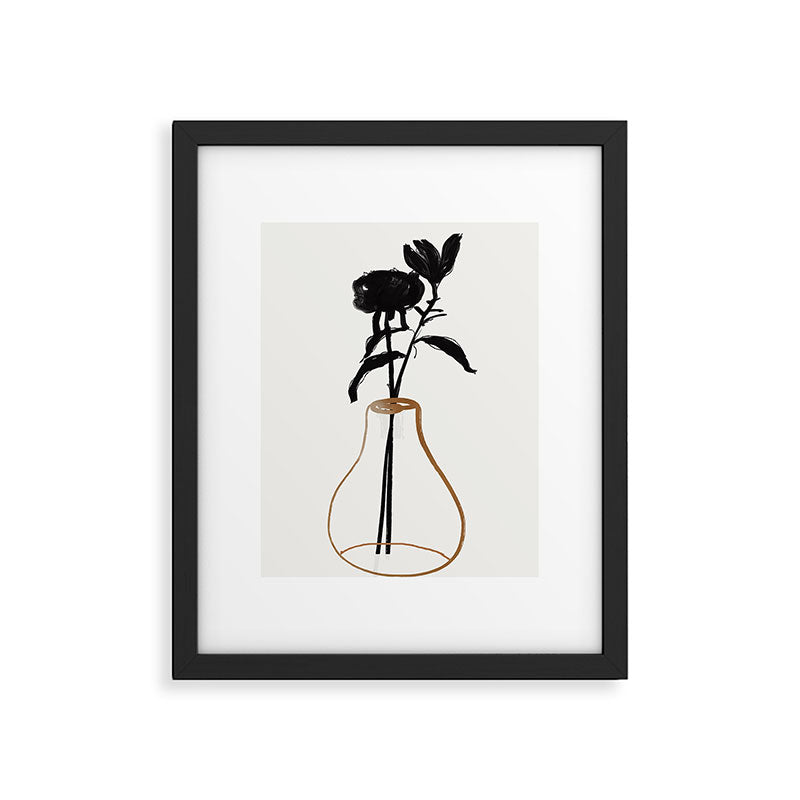 Abstract Art /Minimal Plant 111 Framed Art Print Gallery Image 5