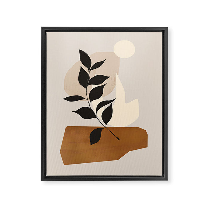 Abstract Art /Minimal Plant 114 Framed Canvas Print Gallery Image 1