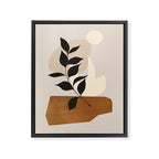 Abstract Art /Minimal Plant 114 Framed Canvas Print Gallery Image 6