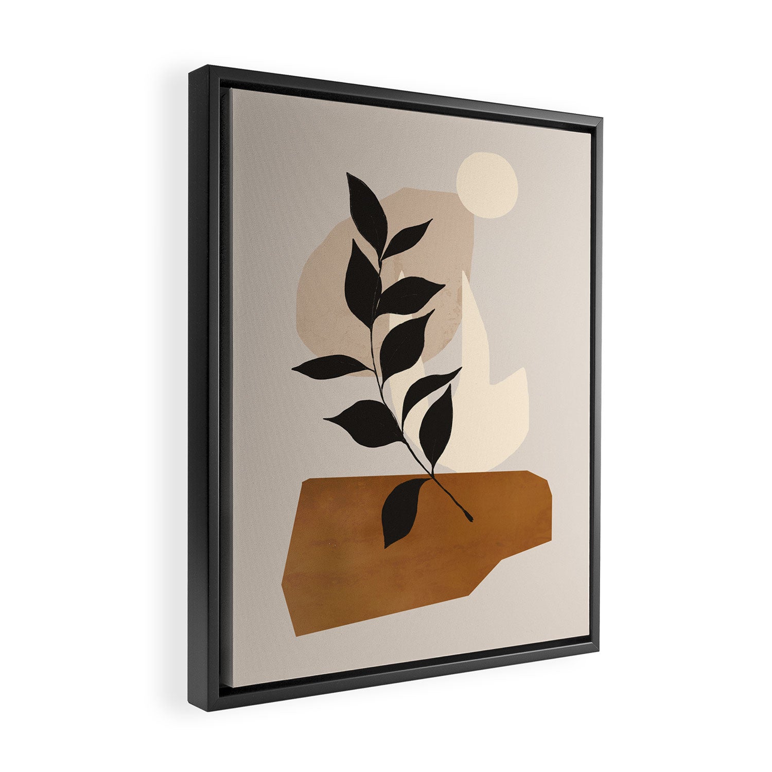 Abstract Art /Minimal Plant 114 Framed Canvas Print Gallery Image 2