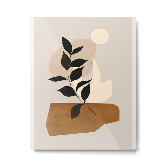 Abstract Art /Minimal Plant 114 Metal Print Gallery Image 1
