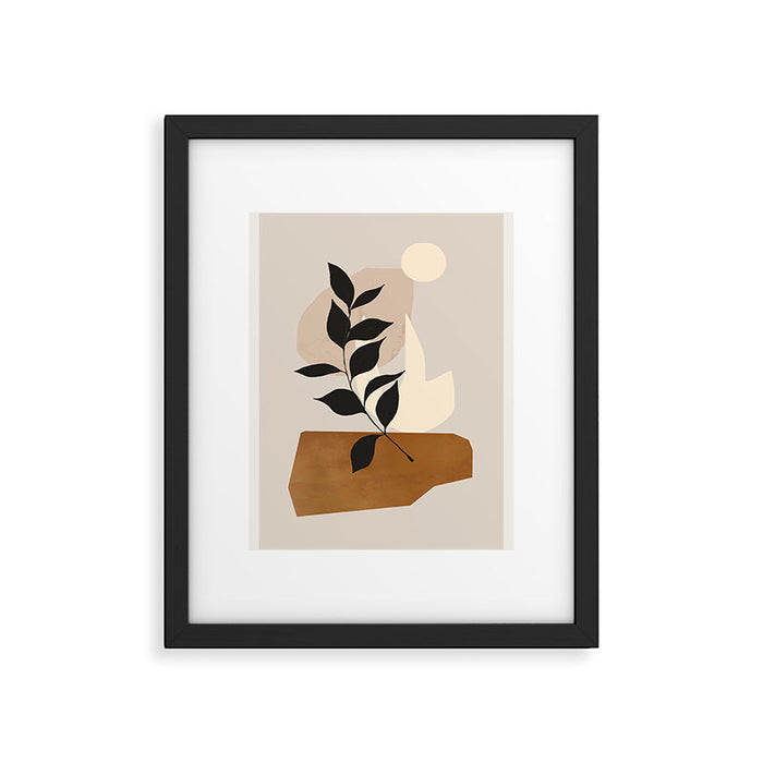 Abstract Art /Minimal Plant 114 Framed Art Print Gallery Image 1