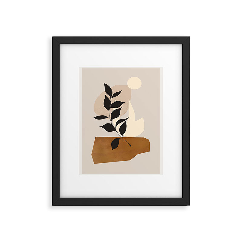 Abstract Art /Minimal Plant 114 Framed Art Print Gallery Image 5