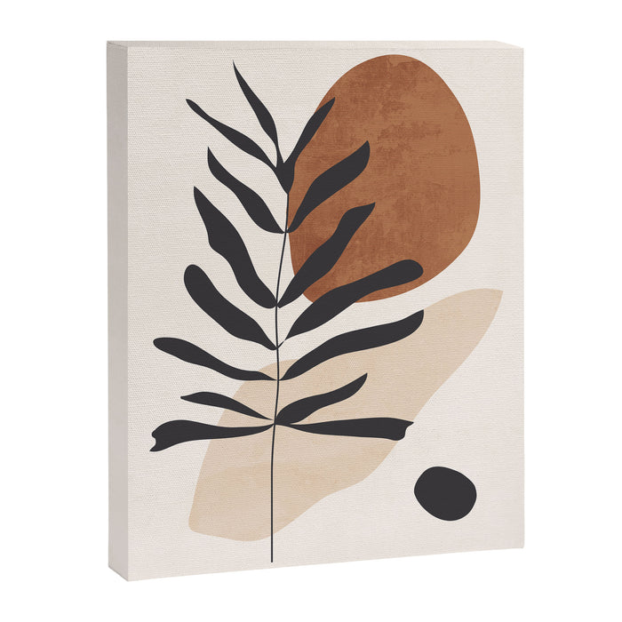 Abstract Art  Minimal Plant 12 Canvas Print Gallery Image 1