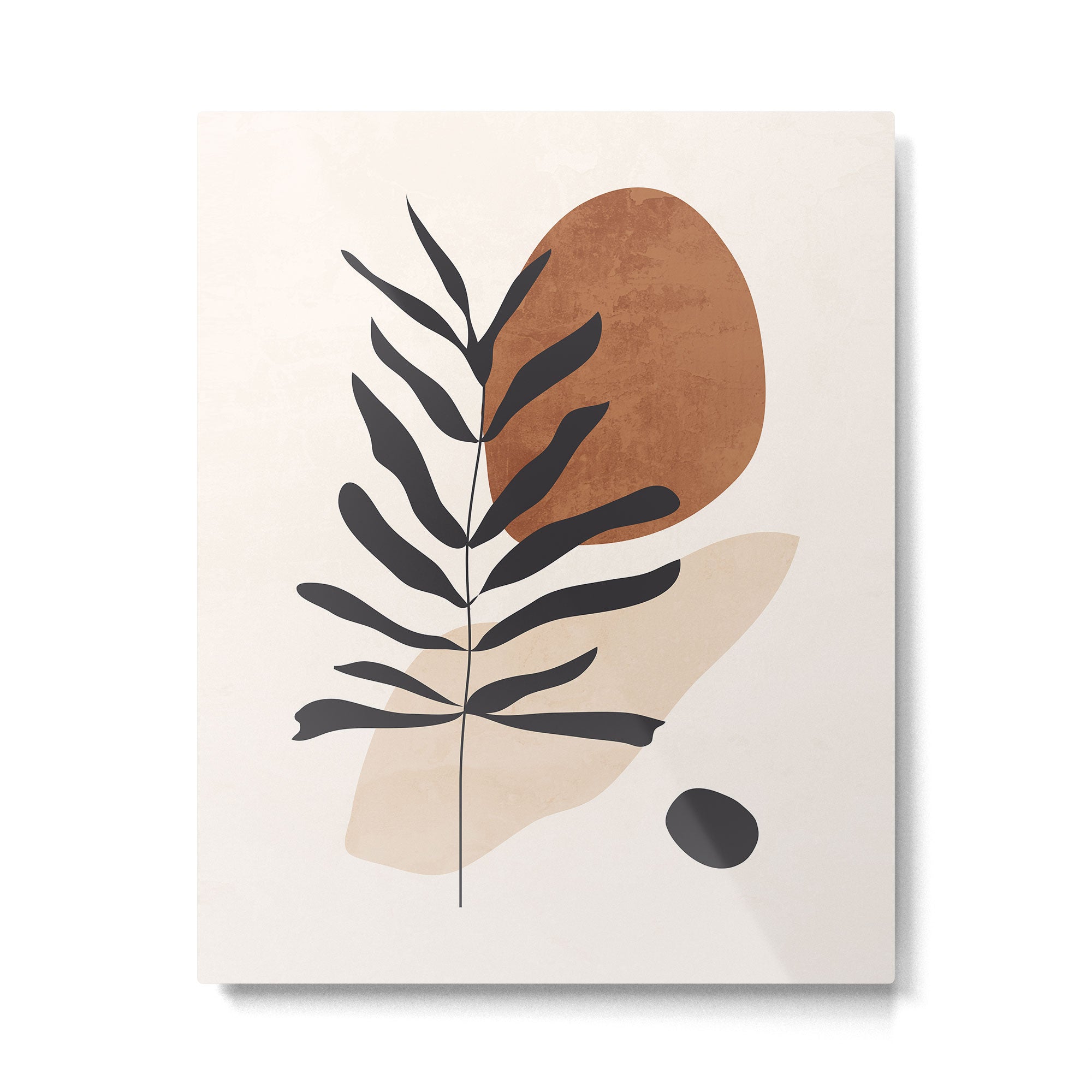 Abstract Art  Minimal Plant 12 Metal Print Gallery Image 4
