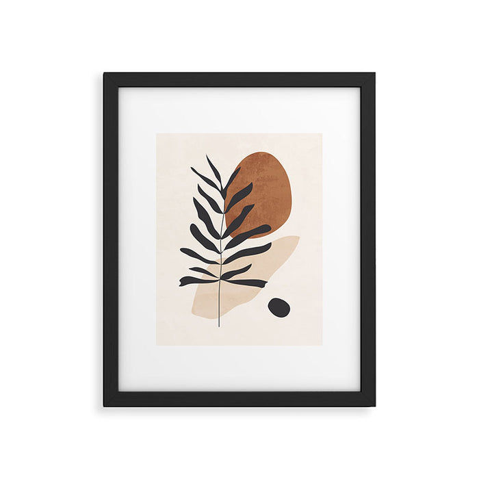 Abstract Art  Minimal Plant 12 Framed Art Print Gallery Image 1
