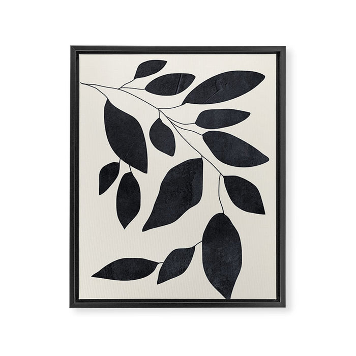 Abstract Art /Minimal Plant 139 Framed Canvas Print Gallery Image 1