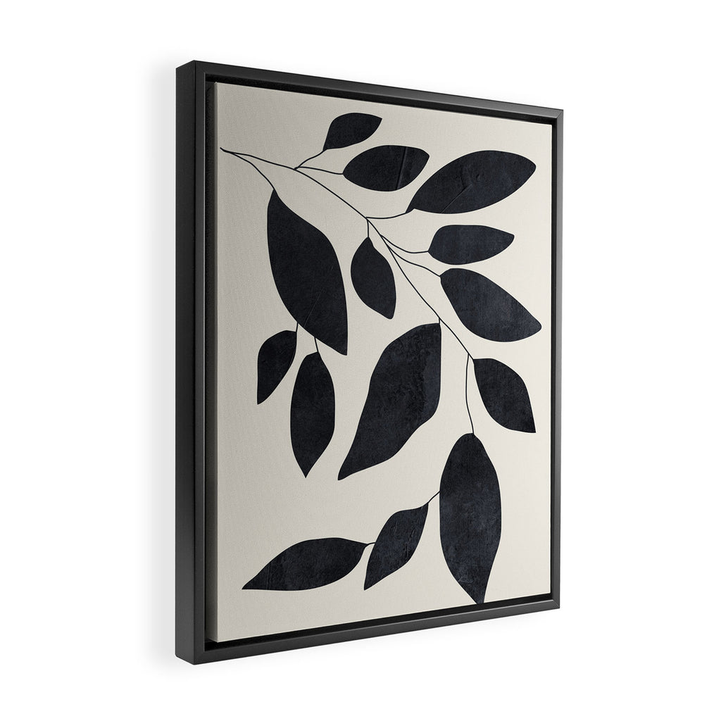 Abstract Art /Minimal Plant 139 Framed Canvas Print Gallery Image 2