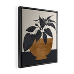 Abstract Art /Minimal Plant 144 Framed Canvas Print Gallery Image 2
