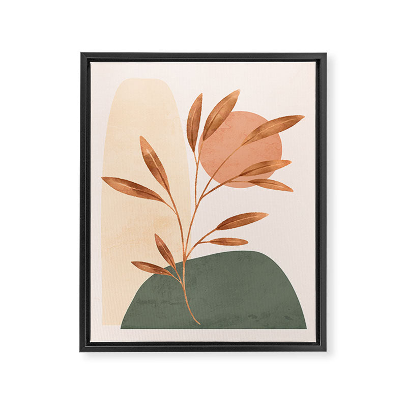 Abstract Art /Minimal Plant 15 Framed Canvas Print Gallery Image 6