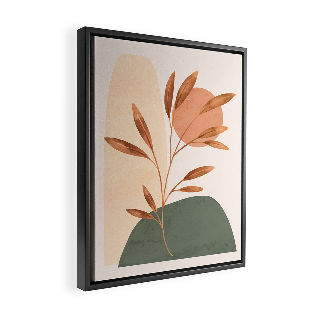 Abstract Art /Minimal Plant 15 Framed Canvas Print Gallery Image 2