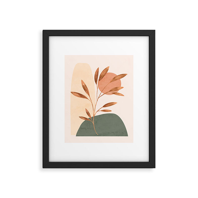 Abstract Art /Minimal Plant 15 Framed Art Print Gallery Image 4