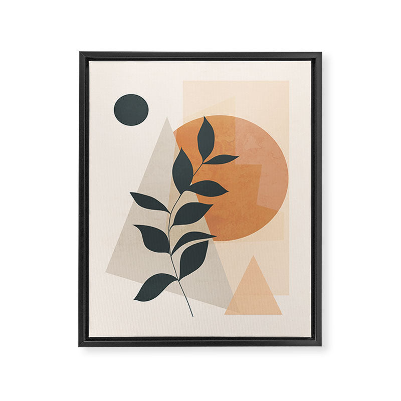 Abstract Art /Minimal Plant 16 Framed Canvas Print Gallery Image 6
