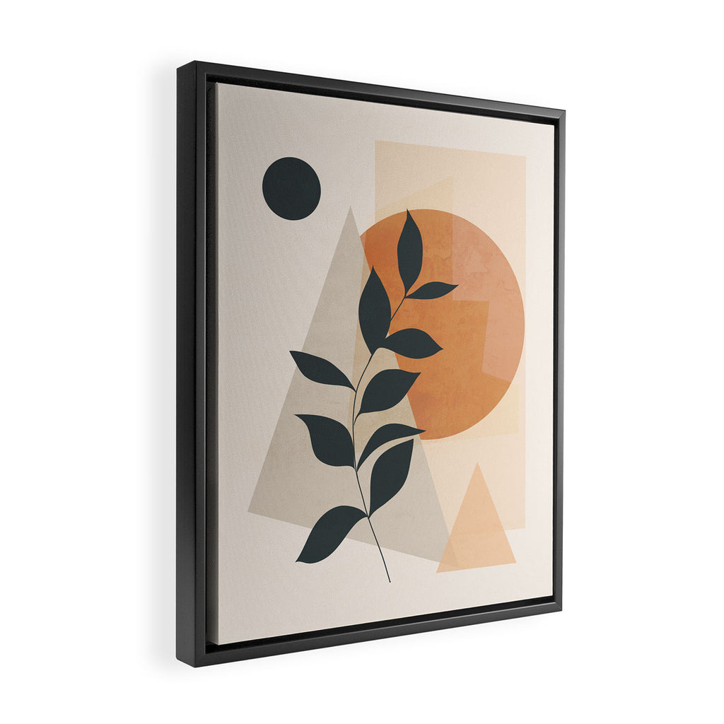 Abstract Art /Minimal Plant 16 Framed Canvas Print Gallery Image 2