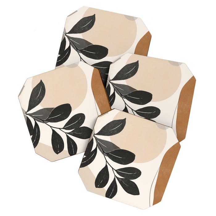 Abstract Art /Minimal Plant 22 Coaster Gallery Image 1
