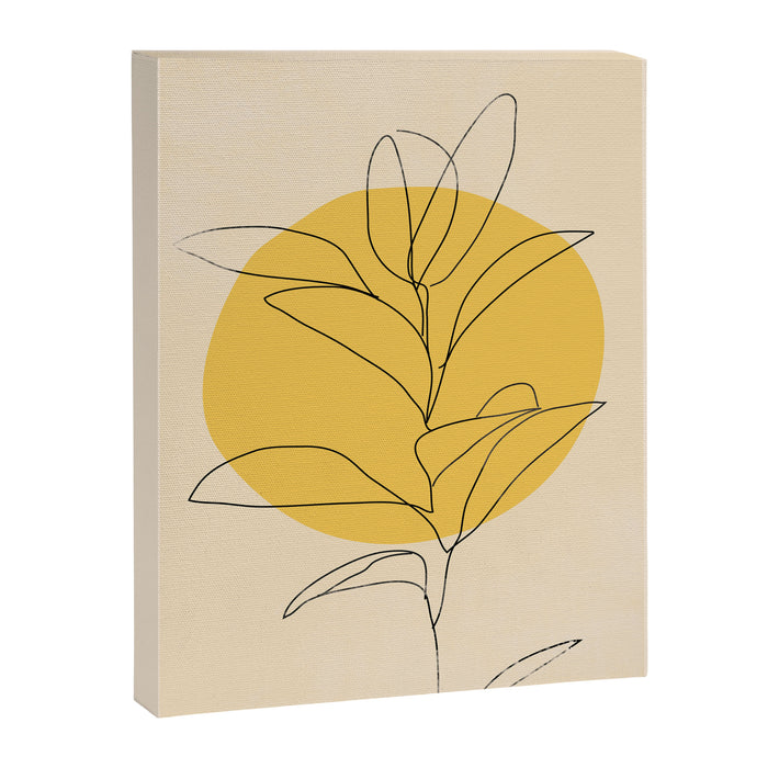 Abstract Art /Minimal Plant 3/2 Canvas Print Gallery Image 1
