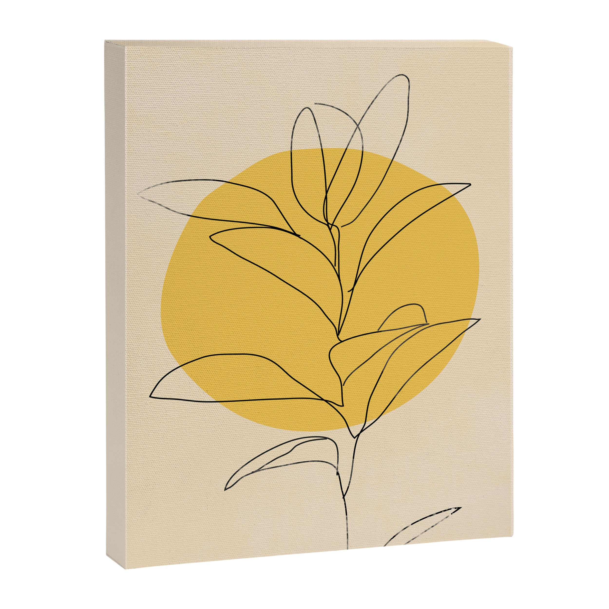 Abstract Art /Minimal Plant 3/2 Canvas Print Gallery Image 6