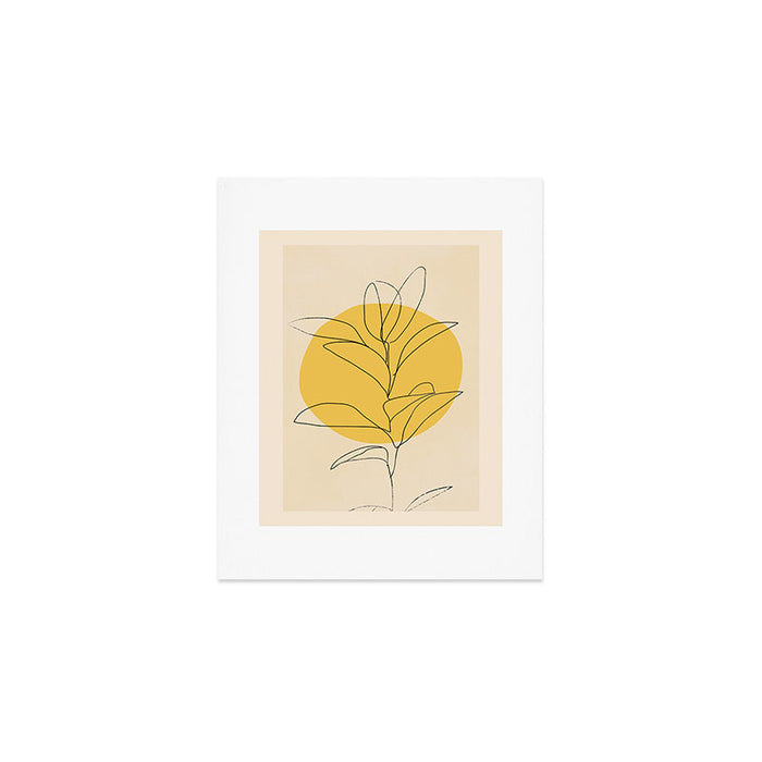 Abstract Art /Minimal Plant 3/2 Art Print Gallery Image 1