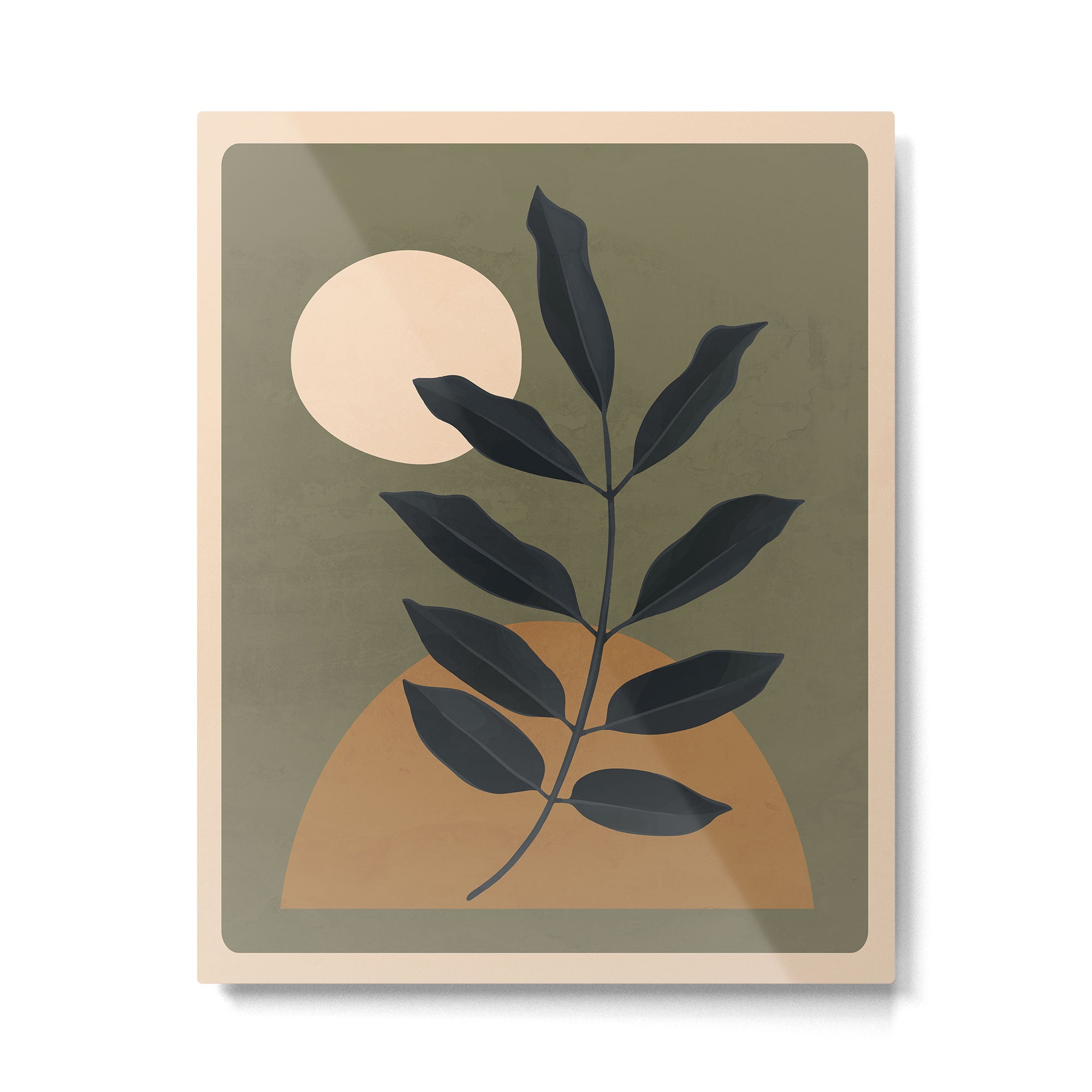 Abstract Art /Minimal Plant 40 Metal Print Gallery Image 4