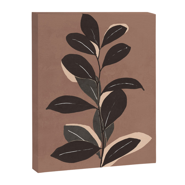 Abstract Art Minimal Plant 49a Canvas Print Gallery Image 1