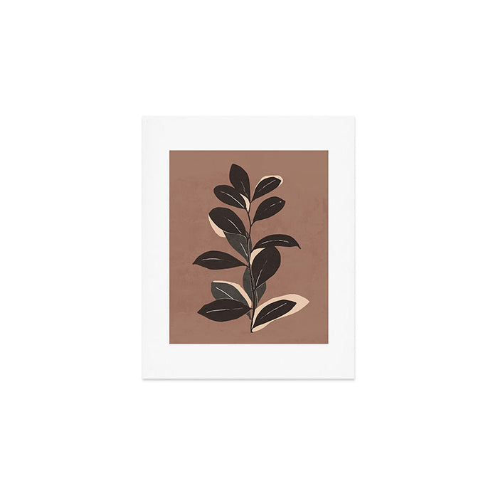 Abstract Art Minimal Plant 49a Art Print Gallery Image 1