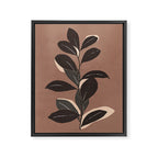Abstract Art Minimal Plant 49a Framed Canvas Print Gallery Image 6