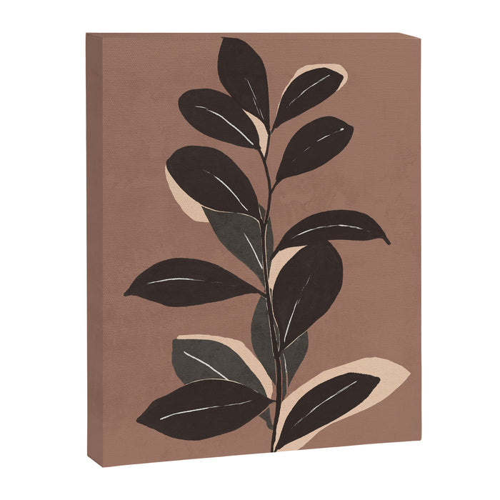 Abstract Art Minimal Plant 49a Canvas Print Gallery Image 1