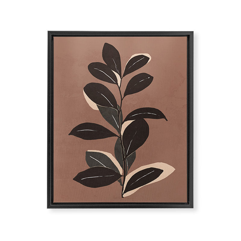 Abstract Art Minimal Plant 49a Framed Canvas Print Gallery Image 6