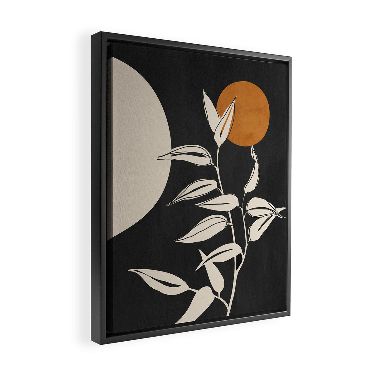 Abstract Art /Minimal Plant 53 Framed Canvas Print Gallery Image 2
