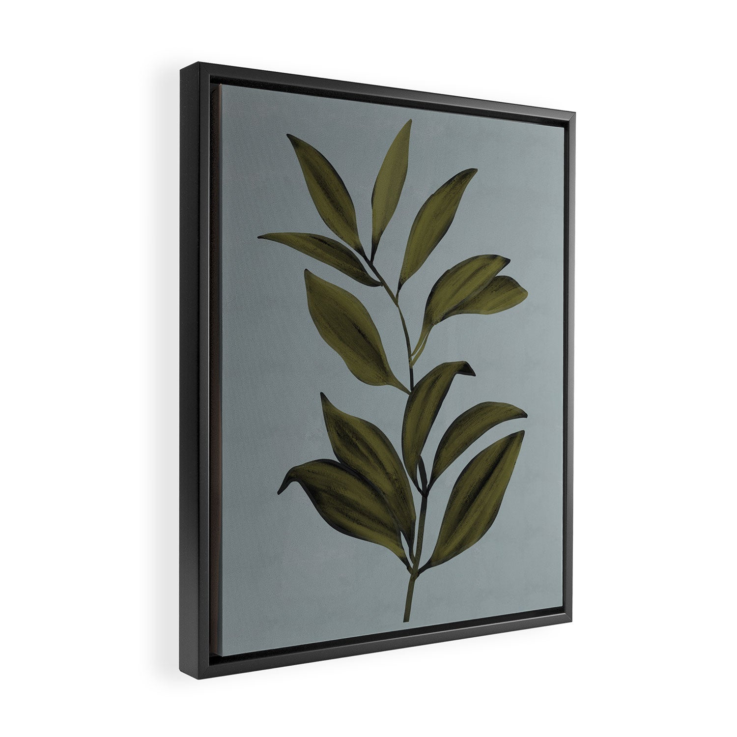 Abstract Art /Minimal Plant 77 Framed Canvas Print Gallery Image 2