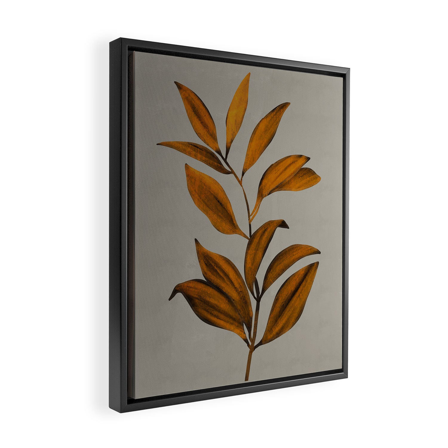 Abstract Art /Minimal Plant 78 Framed Canvas Print Gallery Image 2