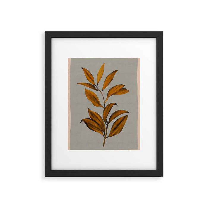 Abstract Art /Minimal Plant 78 Framed Art Print Gallery Image 1