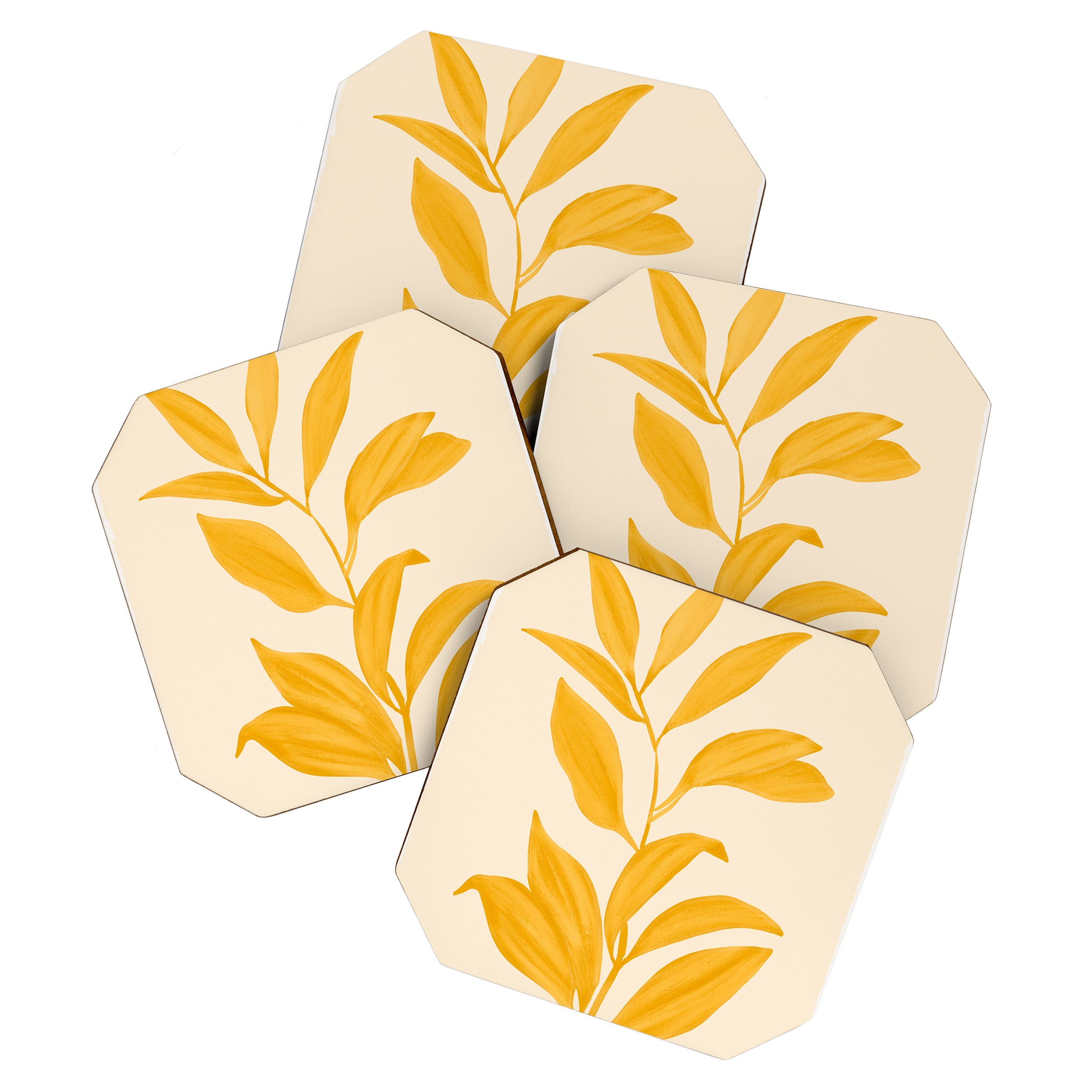 Abstract Art /Minimal Plant 80 Coaster Gallery Image 1