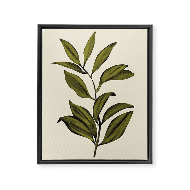 Abstract Art /Minimal Plant 82 Framed Canvas Print Gallery Image 6