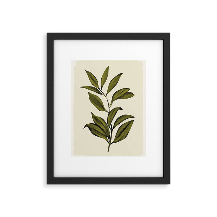 Abstract Art /Minimal Plant 82 Framed Art Print Gallery Image 1