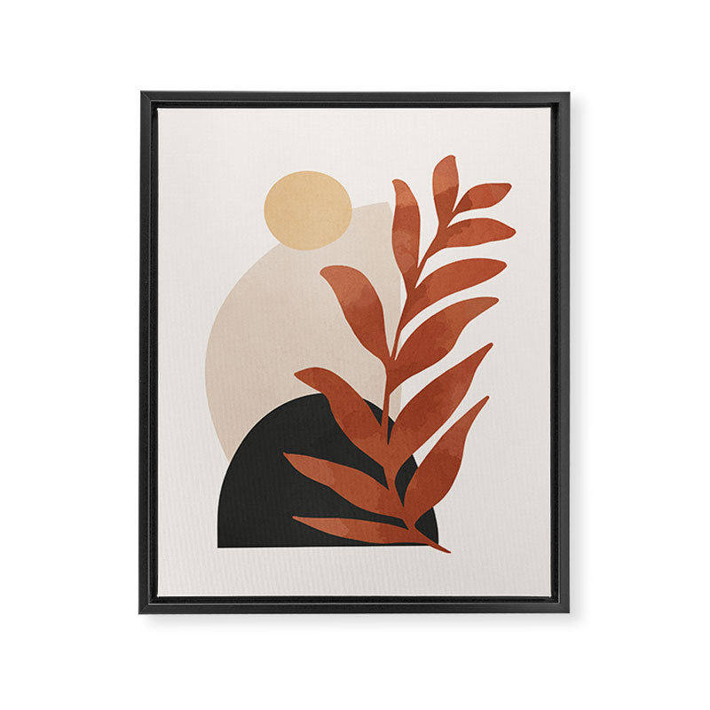 Abstract Art /Minimal Plant 9 Framed Canvas Print Gallery Image 6
