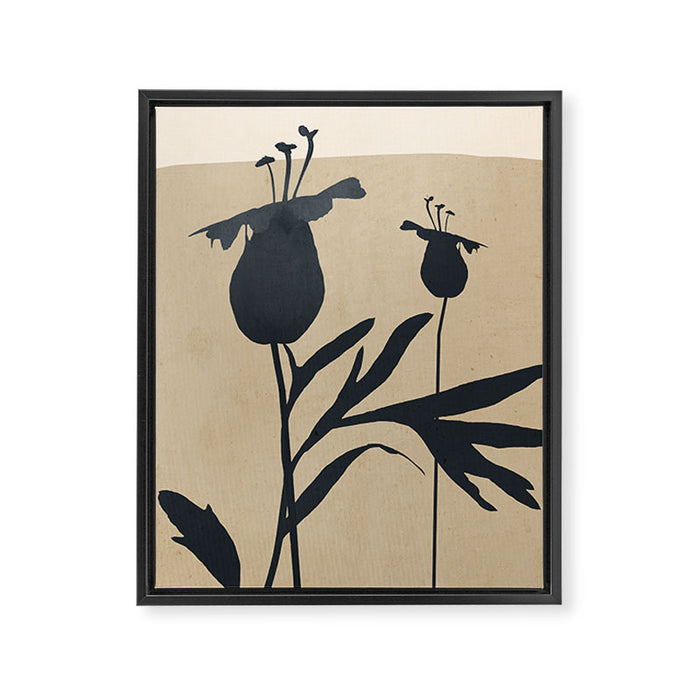 Abstract Art /Minimal Plant 93 Framed Canvas Print Gallery Image 1